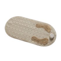 Oval bathroom massage non-slip mat shower room bathroom bath environmentally friendly suction cup foot mat children and the elderly anti-fall mat