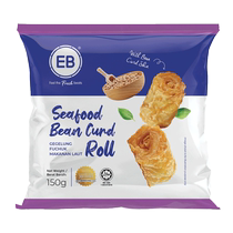 (Imported) EB seafood bean curd roll 150g deep-sea fish high-quality soybean hot pot ingredients are delicious and fragrant