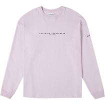 Columbia mens new simple and fashionable purple long-sleeved breathable and comfortable T-shirt XE5947584