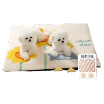 Dog pet cartoon sleeping mat moisture-proof and waterproof four-season universal cat sleeping mat Bichon Teddy Pomeranian