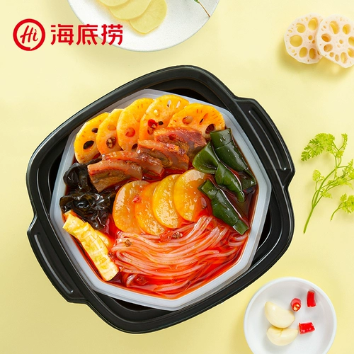 海底捞 Самоаллера, горячий горшок, пряный и нежная говядина 435G*2 коробки самостоятельного и удобного ленивого самообеспеченного в общежитии Маленький горячий горшок.