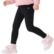 (Same style in the mall) Balabala childrens fleece leggings for small and medium-sized children and girls warm pants autumn and winter trousers
