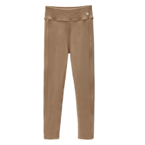 Q21 Girls Leggings 2024 Autumn and Winter New Style Girl Baby Thickened Warm and Skin-Friendly Stretch Pants that Will Not Fall Out of Style