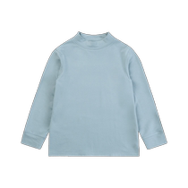 ebaer childrens wool bottoming shirt autumn 2024 new boys thermal tops girls modal long-sleeved T-shirts