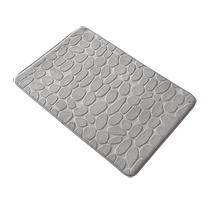 Memory foam bathroom floor mat bathroom toilet door absorbent quick-drying foot mat bathroom shower room non-slip carpet