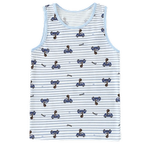 Youkesiu childrens vest sleeveless T-shirt vest boy baby boy summer thin cotton breathable outer wear