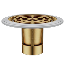 Jiayun floor drain deodorizer bathroom sewer pipe drain outlet full copper large filter universal sealing artifact