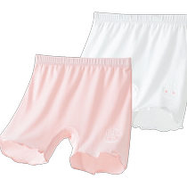 Libabies Room Girl Anti-Walking Light Safety Pants Modale Summer Season Thin Ice Silk Two-in-one Child Hit Bottom Shorts