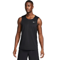NIKE NIKE DRI-FIT READY mens quick-drying training black sports vest DV9814-010