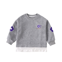 Babudou Girls Sweaters Spring and Autumn 2024 New Childrens Autumn Clothing Tops Girls Big Childrens Autumn Clothes Childrens Clothes
