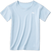 Childrens clothing childrens short-sleeved Lyocell T-shirt summer tops for boys and girls baby clothes thin and breathable