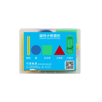 Kepu primary school mathematics magnetic polygon splicing strip magnetic counting graphics student counting stick teaching aids