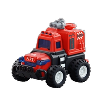 Aomosin Aomengxing inertial toy car baby 1 to 3 years old pull back fire truck 6 months boy engineering 2