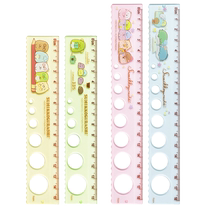 One Positive Stationery Corner Bio-Cave Cave Ruler Cartoon Ruler Cute Children 15cm 18cm transparent ruler