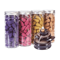 Household indoor toilet bathroom deodorizing lavender sandalwood incense backflow incense grains incense tower incense agarwood mugwort