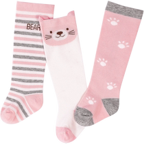 Xuwei Baby Длинный Цилиндр Socks Осенний Осенний Чистый Хлопок Малыш Над Коленом Высокие Silo Socks Fall Songkou Spineless Nocks