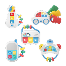 Early education educational toys music hand rattle newborn baby toys 6 months and above one year old baby full month gift