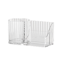 Bethes storage box bathroom wall-mounted transparent oblique storage rack cosmetics lipstick jewelry storage box
