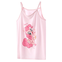 My Little Pony Girls Vest Childrens Summer Thin Underwear Little Girls Baby Wear Inside and Out Bottoming Camisole