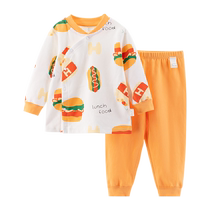Happy Bear Baby Autumn Suit Split Autumn Clothes Autumn Pants Baby Warm Underwear Pajamas Spring Autumn Clothes Childrens Clothes