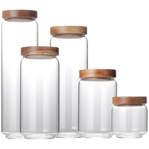 onlycook high borosilicate glass sealed jar kitchen grain storage box storage jar coffee bean storage jar