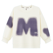 Zuoxi Childrens Clothing Boys Sweaters Autumn Clothes 2024 New Childrens Spring and Autumn Gradient Tops Medium and Large Children Western Style Casual