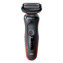 Braun New 5 Series 50-R1300S Electric Shaver Red