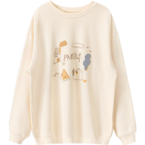 Family of three parent-child outfits pure cotton fleece sweatshirts for the whole family in autumn and winter baby one-piece baby clothes autumn and winter