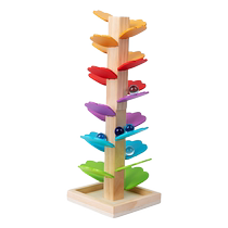 Puzzle des enfants jouets denseignement précoce Toy Linden Wood Music Trees Wooden Balls and Ins Rainbow Petal Building Blocks Christmas Presents