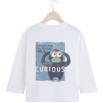 Boys spring blouses new long sleeves T-shirt children hit undershirt pure cotton jersey
