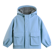 ebaer childrens jacket outdoor windproof 2024 autumn new style boys soft shell waterproof jacket girls tops
