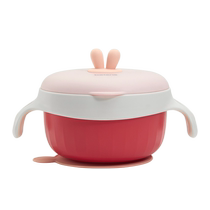 Bainshi childrens bowl for eating special baby food bowl baby stainless steel rice bowl water-filled anti-fall and anti-scalding