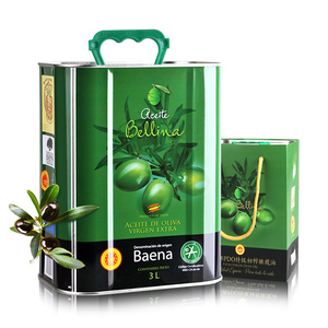 0点：99.05元包邮  蓓琳娜  欧盟原装进口PDO认证特级初榨橄榄油3L