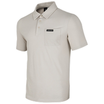 Skechers Skechers quick-drying POLO shirt 2024 new mens cool breathable casual sports T-shirt short sleeve