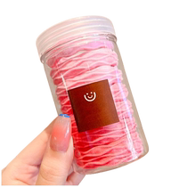 HOUYA 7 high ponytail hair ropes for children girls candy-colored hair ties rubber band head rope hair accessories