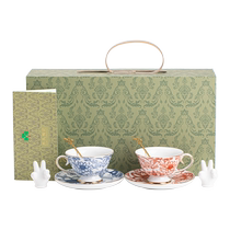 Sus Ceramics Coffee Cup and Saucer Set Xianghua British Couple Cup Housewarming Light Luxurious Birthday Wedding