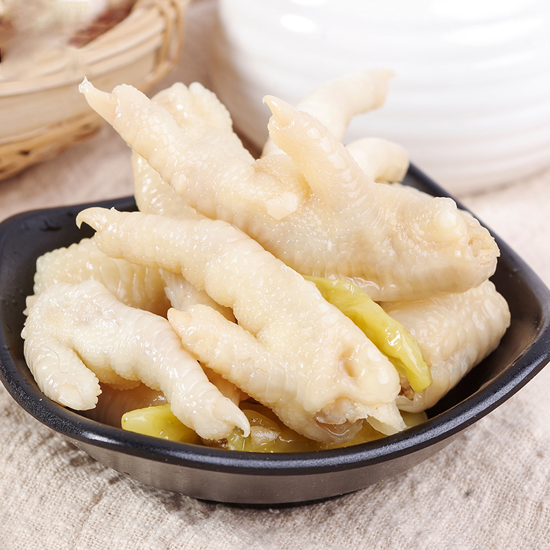 嘉香坊山椒凤爪鸡爪泡椒凤爪180g重庆特产麻辣小吃肉类休闲零食