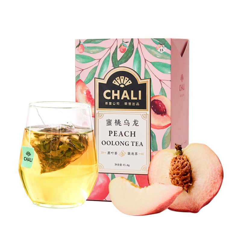 CHALI茶里蜜桃乌龙茶花茶水果茶袋泡茶冷泡茶叶包2盒组合装