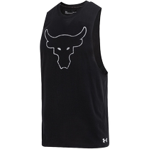 UA Under Armor Pjt Rock Brahma Bull Tank mens training vest loose sports sleeveless T-shirt
