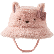 David Bella childrens hat boys autumn and winter new imitation lamb velvet fisherman hat medium and large childrens basin hat