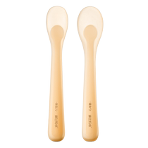 Linda Mommy newborn baby silicone spoon childrens baby food supplement water rice flour feeding tableware two packs