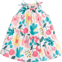 Mark Jenny Girl Nordic Wind Comfort Pure Cotton Harnesses One-piece Dress Children Skirt 2024 Summer Dress