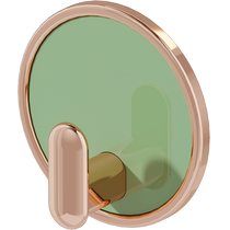 Home Story Light Luxury Hook Strong Load-bearing Indoor No-Punch Adhesive Hook Wall Clothes Towel Hanging Traceless 802