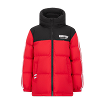 Snow Flying Kids Childrens Clothing Childrens Down Jackets Boys 2024 New Style Girls Middle and Large Childrens Spliced ​​Bread Clothes