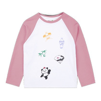 EBAER Childrens T-shirt Long Sleeve 2024 Autumn New Boys and Girls Thin Long Sleeve Autumn Cartoon Casual Tops