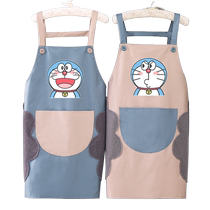 Apron apron fashionable waterproof and oil-proof home kitchen special 2024 new style female internet celebrity cooking work clothes cute