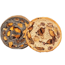 Nut wheel bread 400g 1 box five black whole wheat bread coarse grain European bag toast big Liebadai breakfast snack