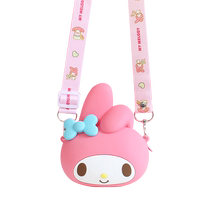 Sanrio Kurome Big Head Bag Childrens Crossbody Small Bag Bag for Boys and Girls Baby Cute 2024 New Style
