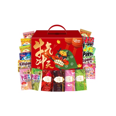 猫超格力高牛气冲天零食礼盒16盒