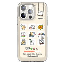 Jiugongge Puppy Apple 15promax mobile phone case iPhone14 all-inclusive 13 12 cartoon 11 soft xs xr set